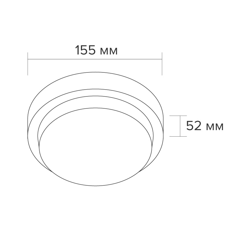 Светодиодный светильник WOLTA LCL04-12W-R41-6K-SBA белый матовый