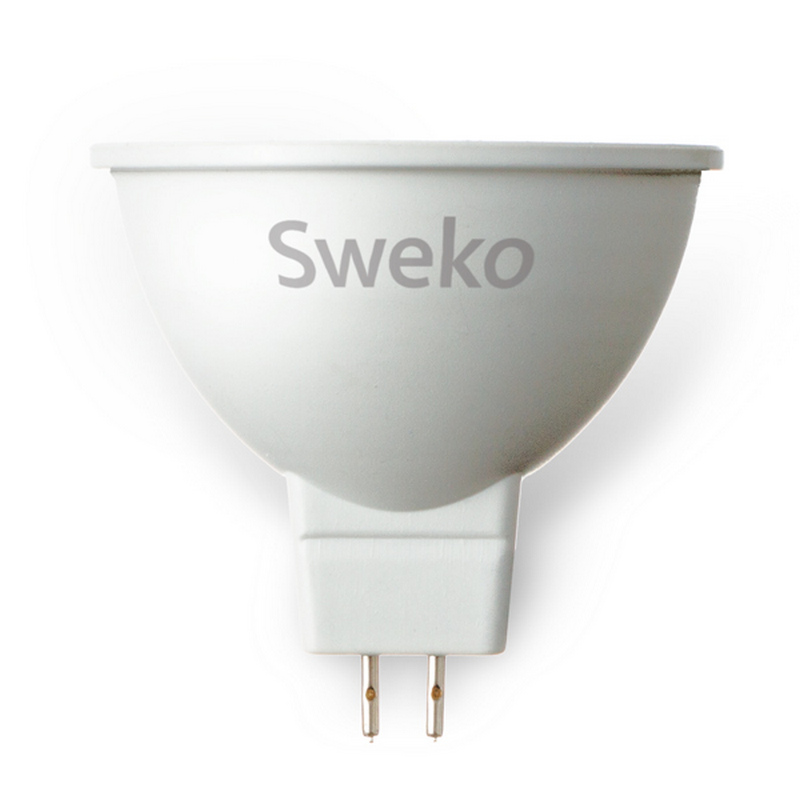 Светодиодная лампа Sweko серия 42LED-MR16-12W-230-6500K-GU5,3