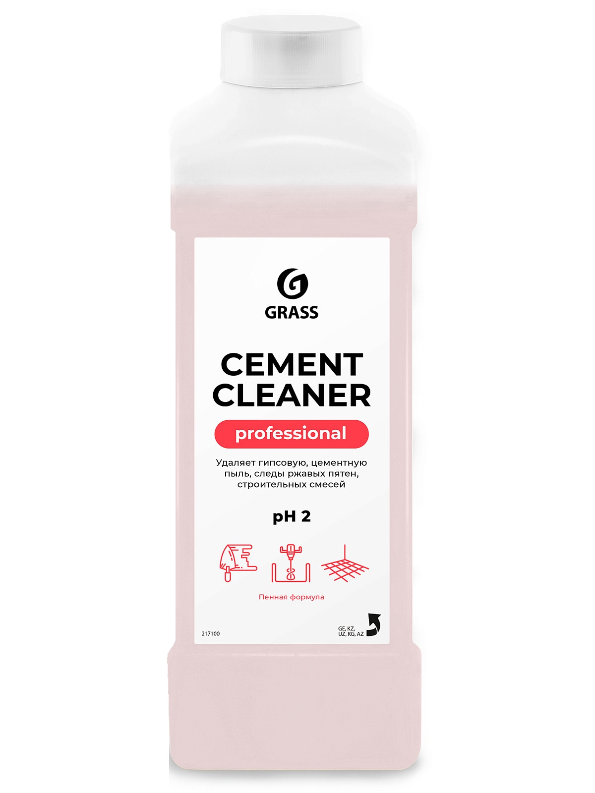 Очиститель после ремонта Grass Cement Cleaner, 1 кг