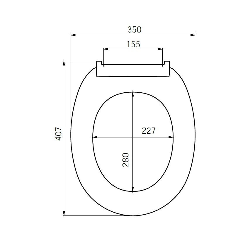 Сиденье для унитаза IDDIS (полипропелен) ID 01 046.1bel