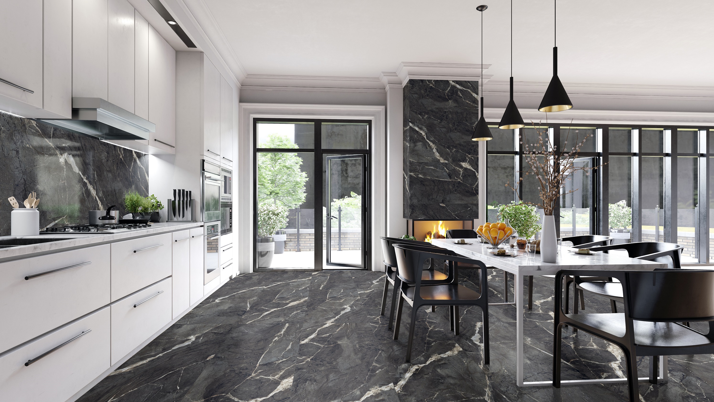 Керамический гранит GlobalTile Camlin_GT 60x120см черный