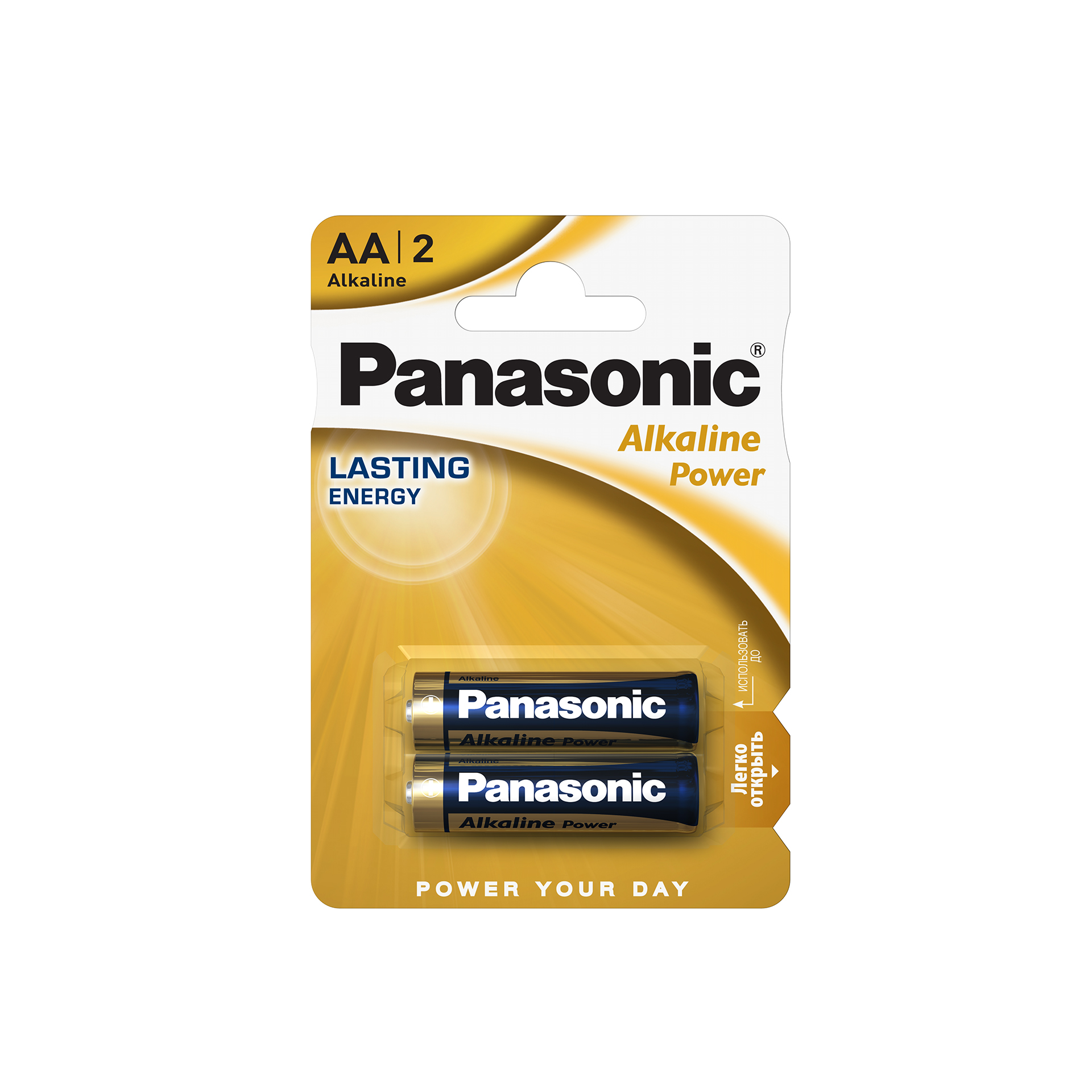 Батарейка щелочная PANASONIC LR6 (AA) Alkaline 1.5В бл/2