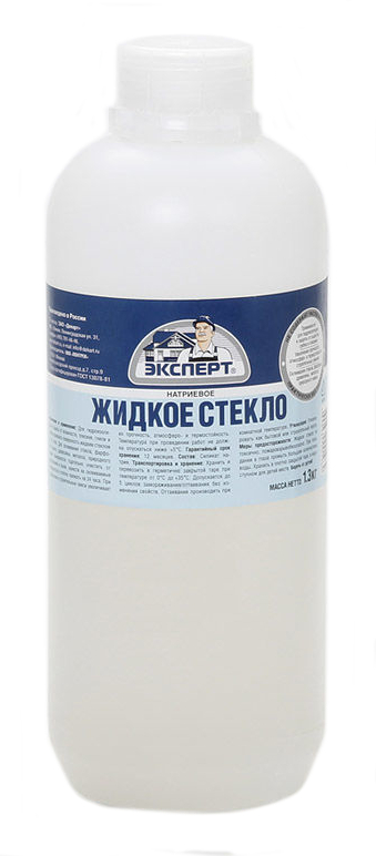 ЭКСПЕРТ Жидкое стекло  (1,3кг)