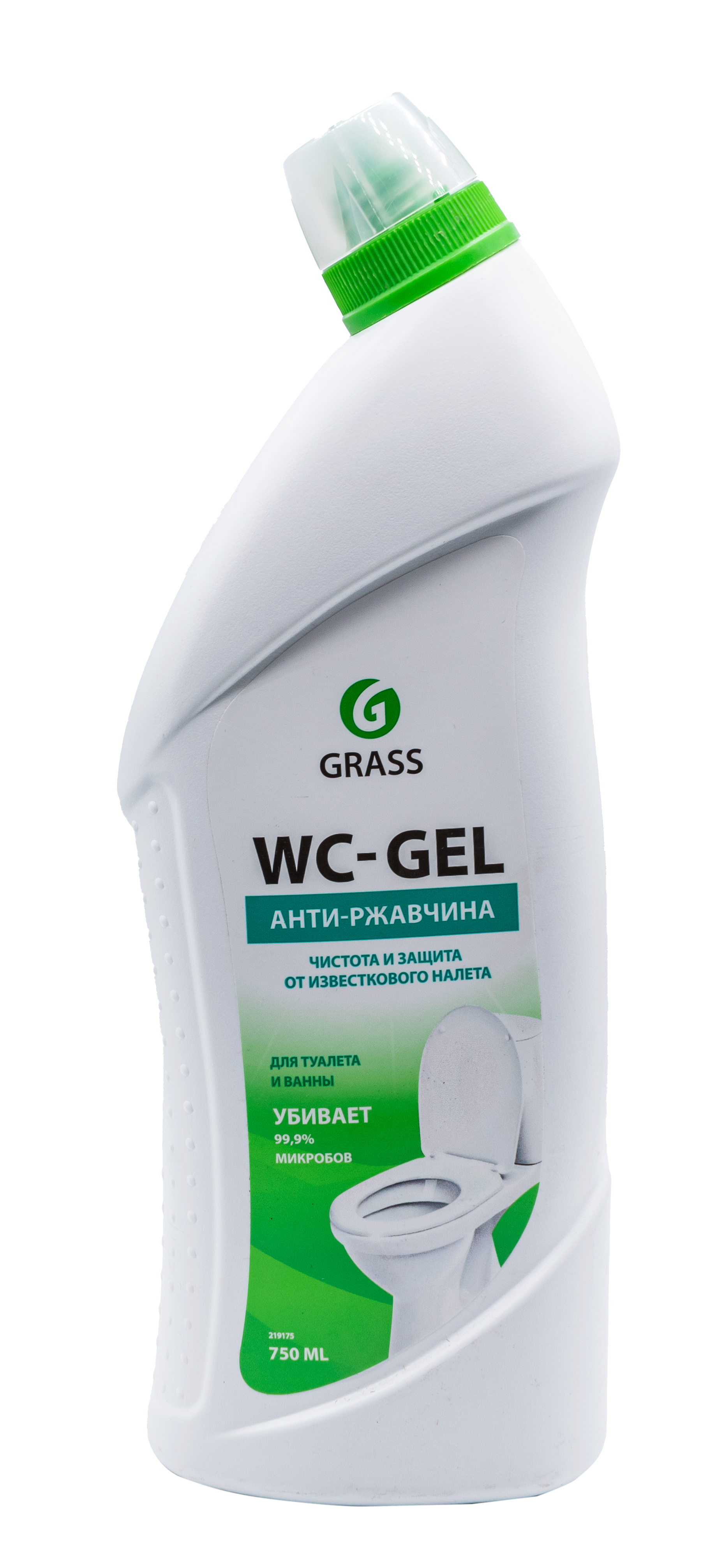 Средство для чистки сантехники "WC-gel" (флакон 750 мл)