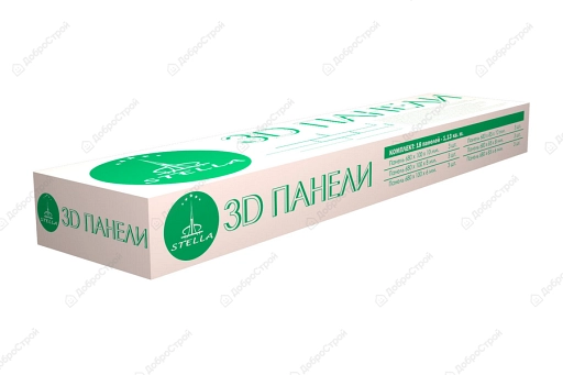 Панели 3D МДФ STELLA Дуб Сонома (уп-1,13кв.м)