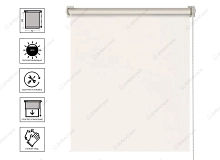 Штора рулонная DECOSOLO бежевый 70x160 см