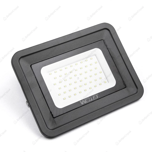 Светодиодный прожектор WFL-50W/06, 5500K, 50 W SMD, IP 65,цвет серый, слим