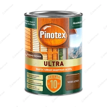 Влагостойкая лазурь Pinotex Ultra Тиковое дерево 0,9л