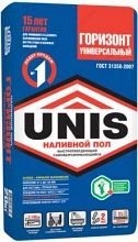 Пол наливной Unis Горизонт универсальный быстротвердеющий 25 кг