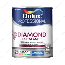 Краска Dulux Professional Diamond Extra Matt глубокоматовый BW 1л