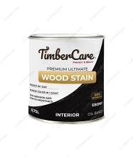 Масло тонирующее TimberCare Wood Stain (цвет: Эбеновое дерево/ Ebony), банка 0,75л