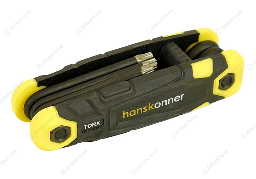 Набор ключей Hanskonner HK1045-04-8T TORX,T9-T40, 8 предметов