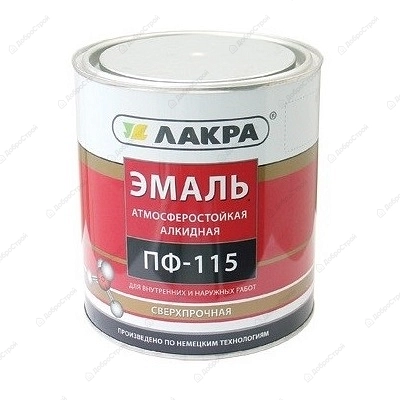 Эмаль Лакра ПФ-115, 0,9 кг черная