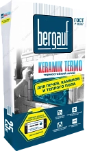 Клей для облицовки печей и каминов Bergauf Keramik Termo 25кг