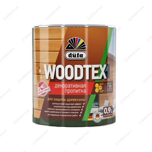 Пропитка "Dufa" WOOD TEX серая  0,9л