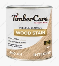 Масло тонирующее TimberCare Wood Stain (цвет: Латте/ Latte), банка 0,2л